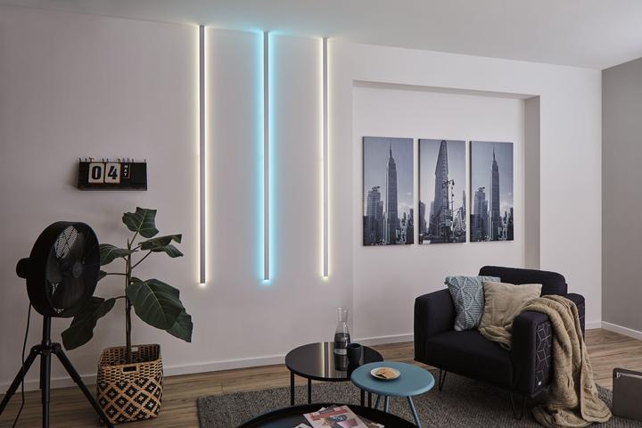 Actual product image Paulmann Stripe Profile Duo Corner Piece