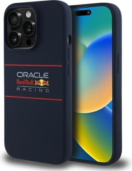 Produktbild Red Bull RBHMP14L24SIHSRV iPhone 14 Pro 6.1" hardcase navy Silicone Horizontal Logo MagSafe (Apple iPhone 14 Pro)