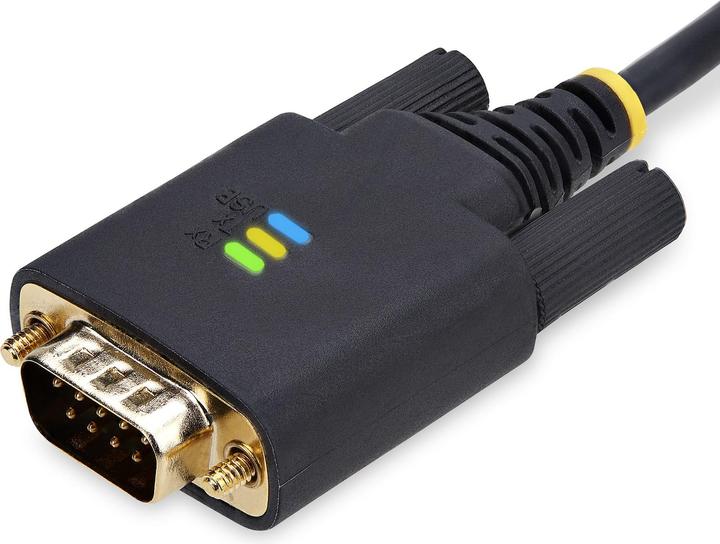 Image du produit StarTech COM 3m USB vers série Adaptateur COM Rétention FTDI USB-A vers DB9 Câble USB RS232 Interchangeable (3 m)