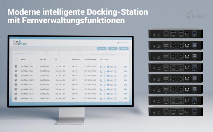 Produktbild i-tec USB-C/A Intelligent Dual DS+PD100W, Universal (USB-C, 9 Ports)