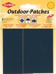 Kleiber Outdoor-Patches, autocollants, 65 x 120 mm, bleu bleu foncé, pour la réparation de surfaces lisses, (2 x)