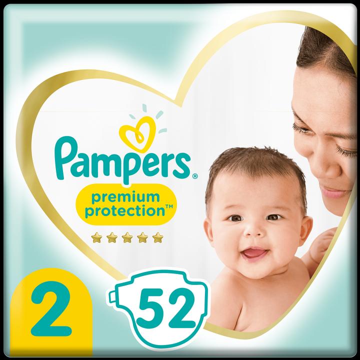 Pampers Premium Protection (Gr. 2, Tragepack, 52 Stück)