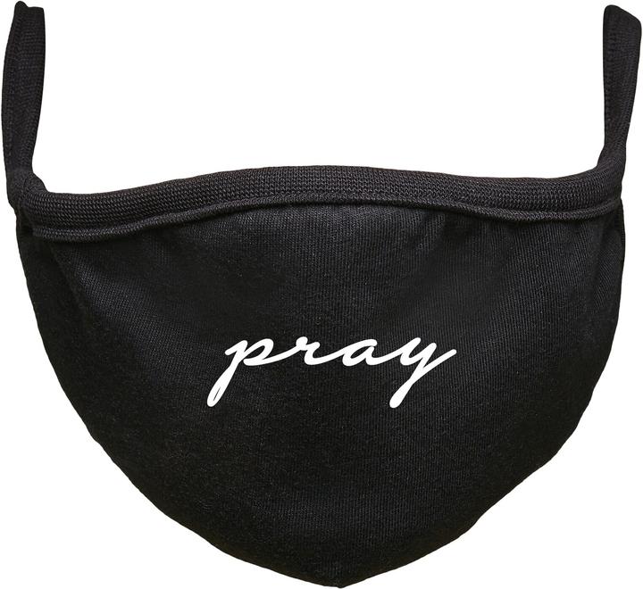 Actual product image Mister Tee Pray Wording Face Mask