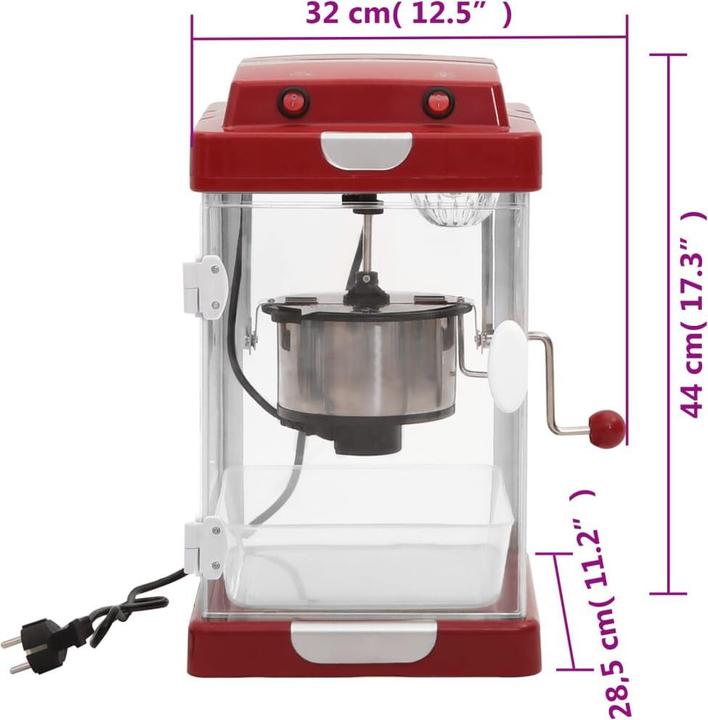 Produktbild VidaXL Popcorn Maschine
