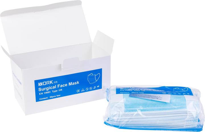 Actual product image Work Hygiene mask type IIR, 50 pieces (Type IIR, 50 x)