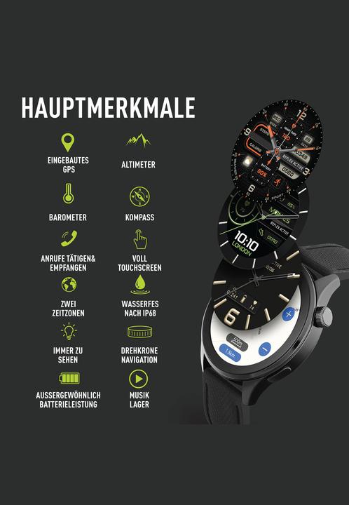 Actual product image Reflex Active Smart Watch Series 45