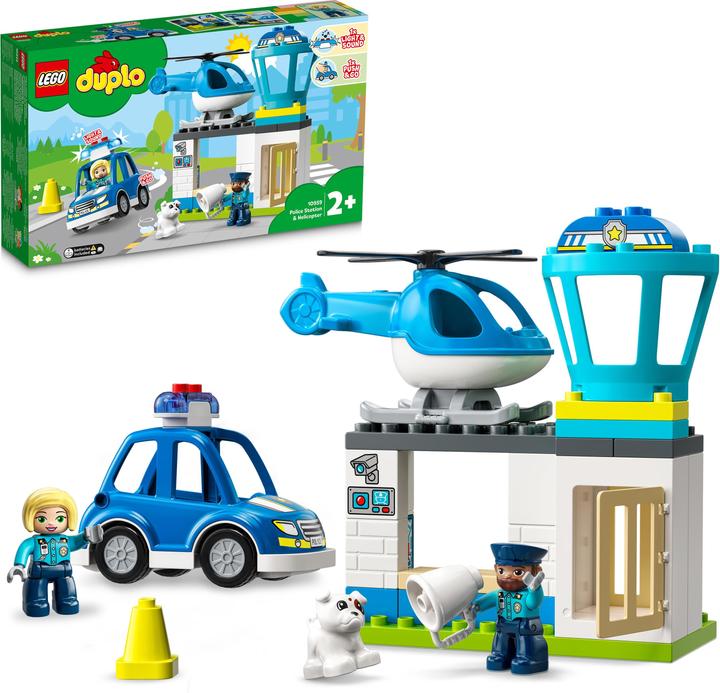 Produktbild LEGO Polizeistation mit Hubschrauber (10959)