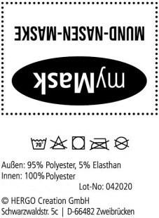 Actual product image Roost Mouth Nose Mask 9715 Retro (No official protection class, 1 x)
