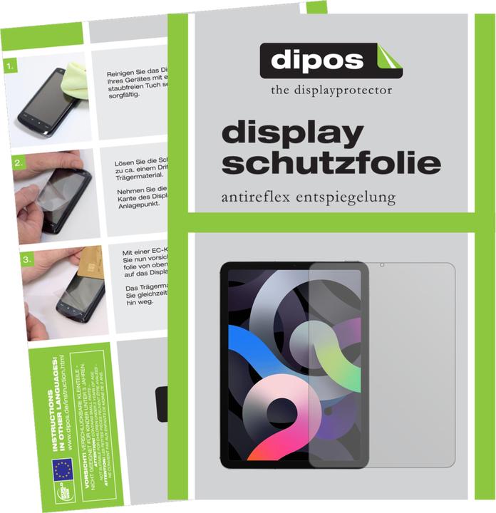 Dipos Displayschutzfolie Antireflex (2 Stück, iPad Air 2020 (4. Gen), iPad Air 2022 (5. Gen))