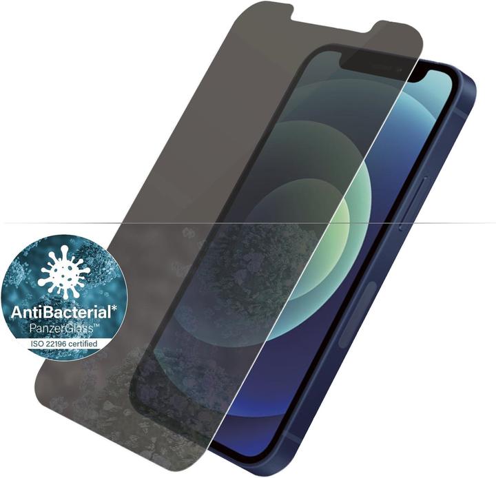 Actual product image PanzerGlass Screen Protector Privacy (1 Piece, Apple iPhone 12 mini)