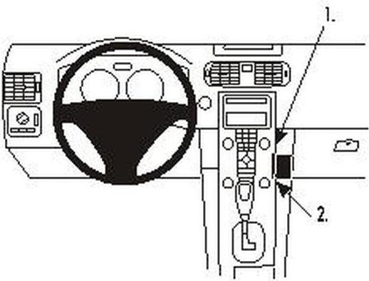 Image du produit Brodit ProClip - Support pour montage en voiture