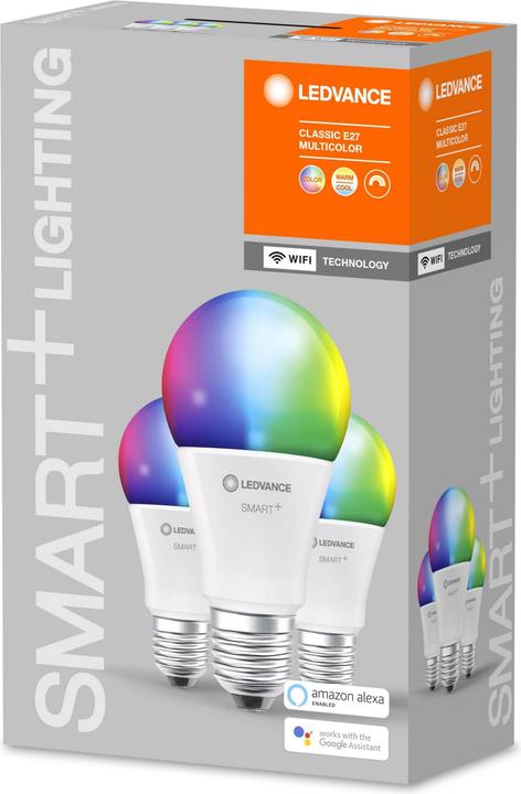 Actual product image Ledvance Smart Classic 60 (E27, 9 W, 806 lm, 3 x, F)
