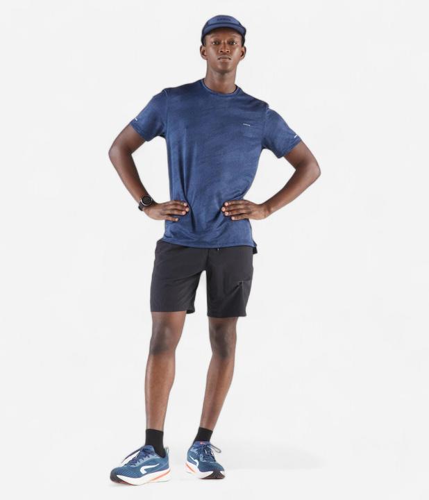 Produktbild Kiprun Men's Breathable Running T-shirt Run 500 Dry - Midnight blue (XXL)