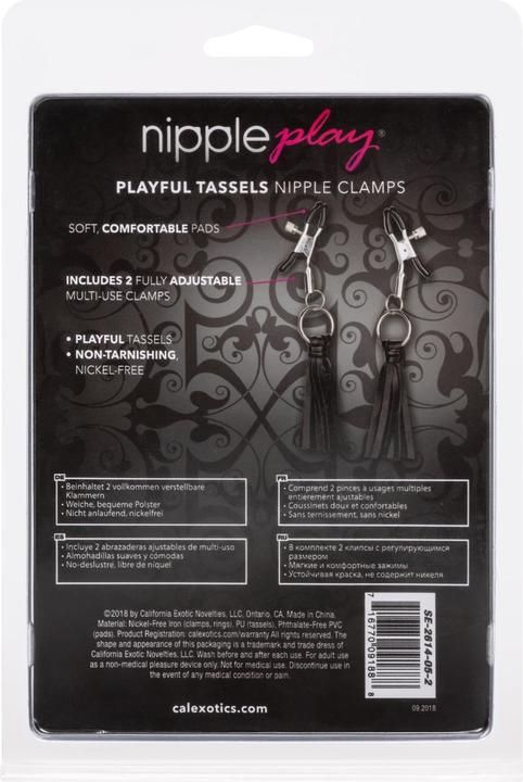Image du produit CalExotics Pinces à tétons Playful Tassels