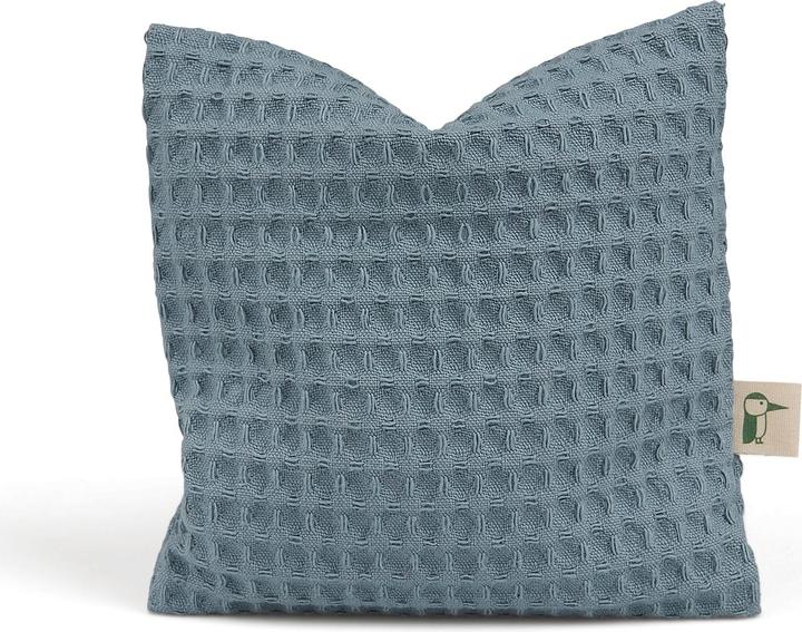 Grünspecht Rapssamenkissen Waffelpiqué (13.5 x 13.5 cm)