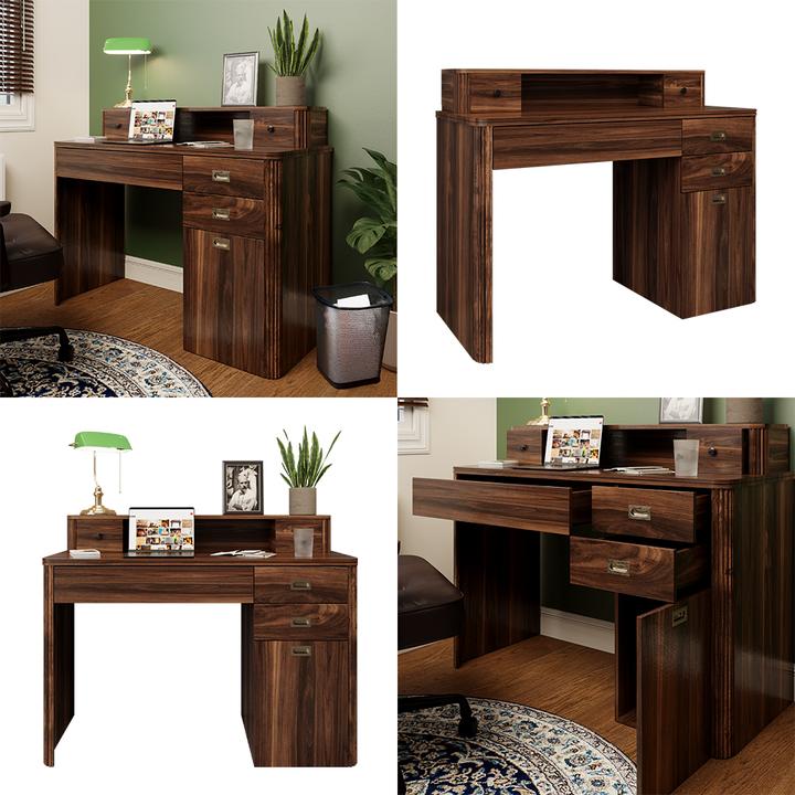 Actual product image Vichy Desk Neria, Rustic oak, 120 x 50 cm