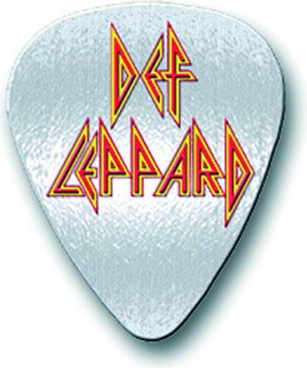 Def Leppard Plektrum Logo Abzeichen Metall