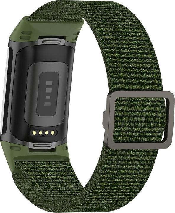 Actual product image Cover-Discount Fitbit Charge 6 - Nylon fabric replacement strap (Nylon)