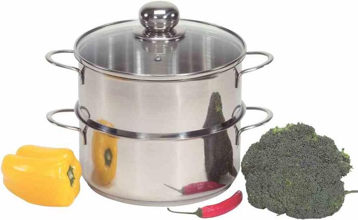 Image du produit Krüger Cuiseur à vapeur pour pommes de terre Biodünster (20 cm, Cuiseur à vapeur, Acier inoxydable)