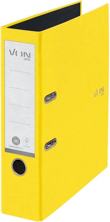 Image du produit von Hallers Classeur 8 cm, Jaune (A4, 80 mm, 1 pièce(s))