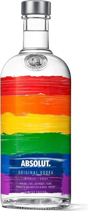 Produktbild Absolut Original Vodka Rainbow Edition (1 x 70 cl)