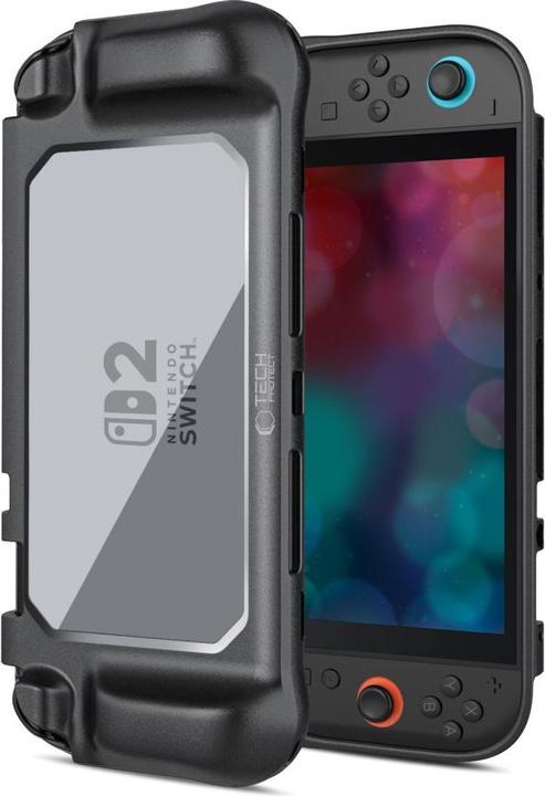 Produktbild Tech-Protect MagMat-Hülle für Nintendo Switch 2, Schwarz und Transparent (Switch)