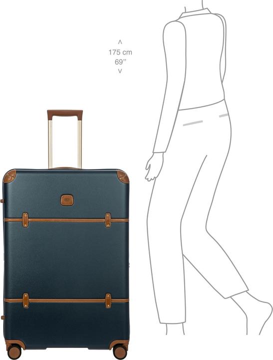 Brics Bellagio 4 Rollen Trolley 82 cm mit Dehnfalte (118 l, XL (ab 115l))