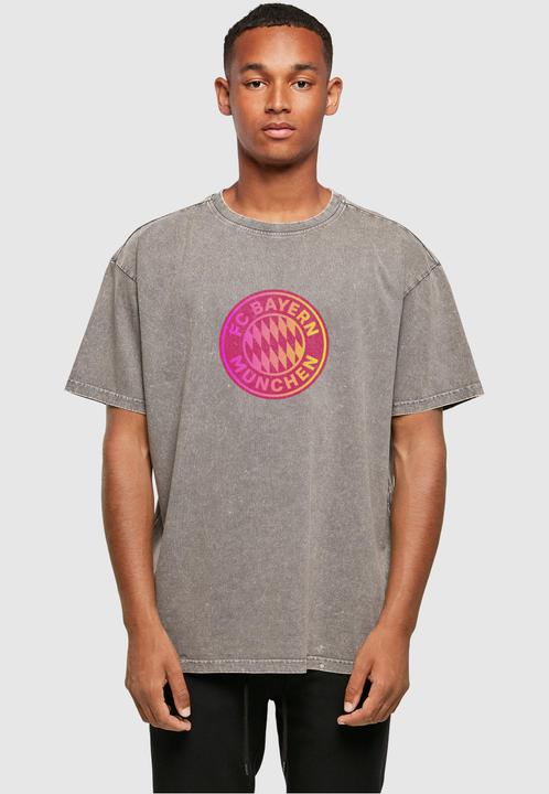 Image du produit FC Bayern München Logo Color Acid Washed Heavy Oversize Tee - 115453 (L)