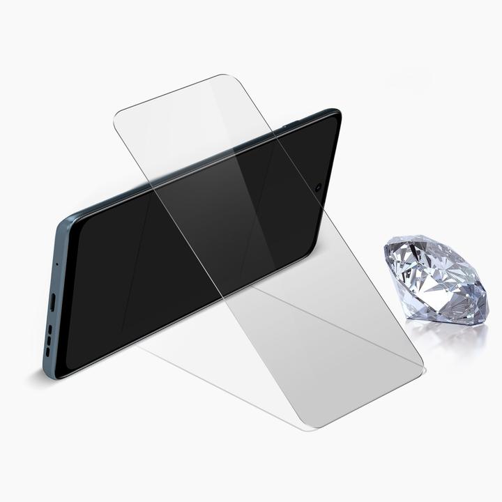 Actual product image Avizar 9H hardness glass screen protector film (1 Piece, Motorola Moto E32s)