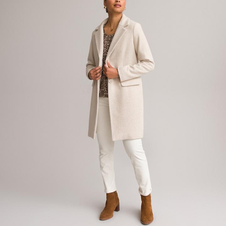 Actual product image Anne Weyburn Half-length coat with button fastening (34)