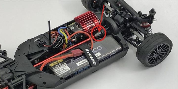 Produktbild Kyosho Getriebeausgang HD Cup R Fazer FZ02 mitte hinten, Stahl