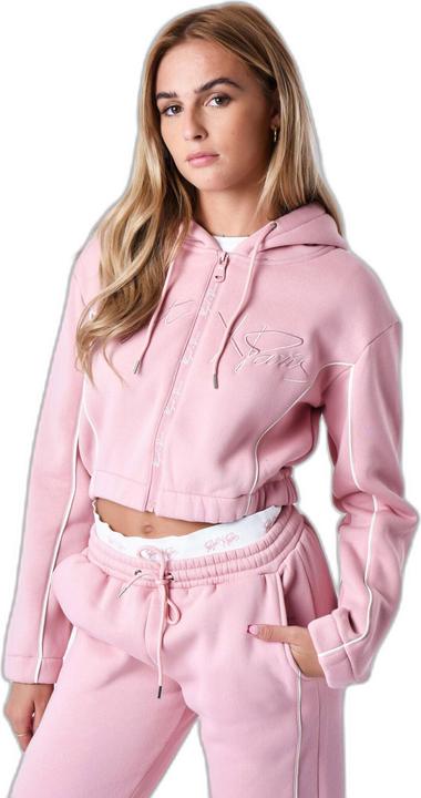 Project X Paris sweatshirt kapuzenpuover mit reissverschuss und eastischem band, damen (L)