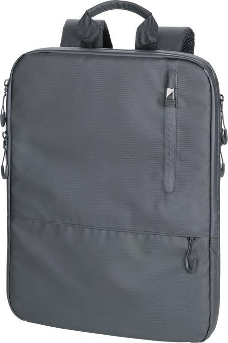 Troika BLACK EXPANDABLE Laptop-Rücksack, schwarz (6 l)