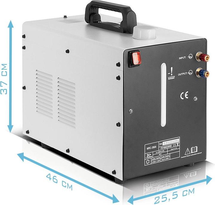 Produktbild Stahlwerk Wasserkühler mit 370 W Leistung und 6 l Tank