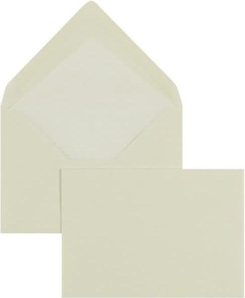 Produktbild Blanke Briefumschläge 81x114mm (DIN C7) 100g/qm gummiert VE=100 Stück chamois (100 x)