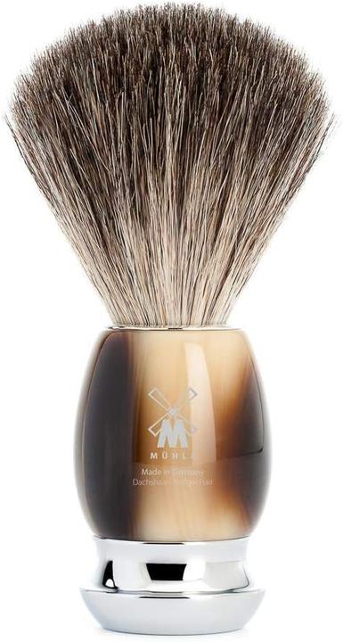 Immagine prodotto Mühle Set da barba, 4 pezzi con ciotola, pennello da barba con puro pelo di tasso, rasoio di sicurezza