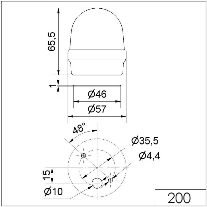 Actual product image Werma Steady light