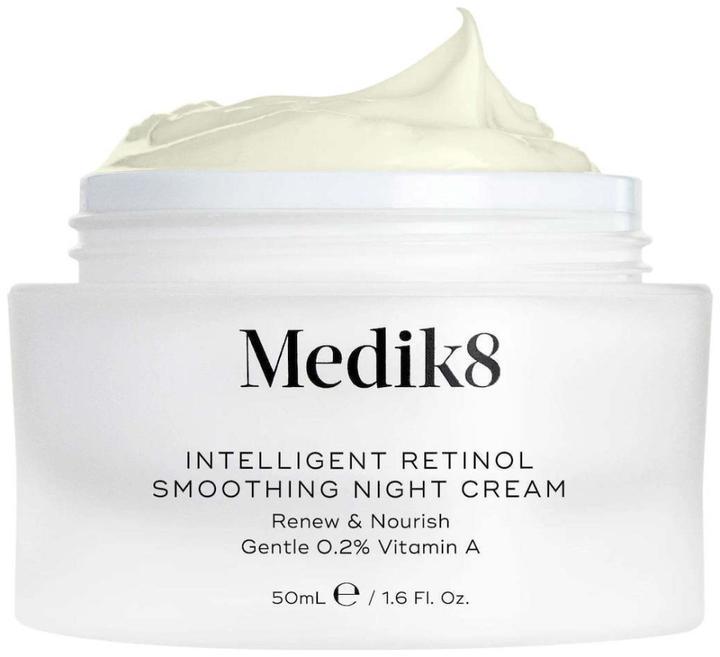 Actual product image Medik8 Intelligent Retinol Smoothing Night Cream with Renew and Nourish Vitamin A 50ml (Body cream, 50 ml)