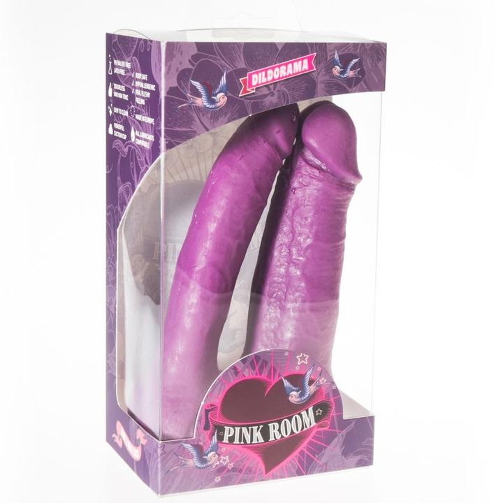 Actual product image Pink Room ARTHUS REALISTIC DILDO PURPLE 17CM/15.5CM