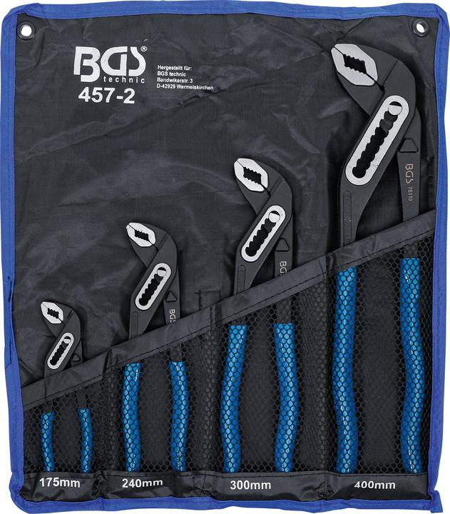 Actual product image BGS Water Pump Pliers Set 4 pcs.