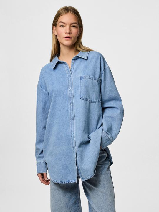 Produktbild Pieces Pcmaisie Ls Denim Shirt Noos Bc (XS)