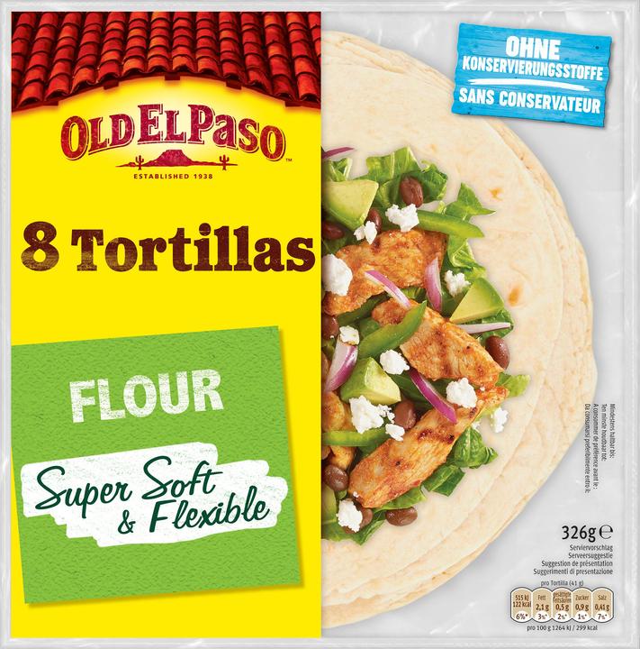 Image du produit Old El Paso Flour Tortilla 326 g (326 g)