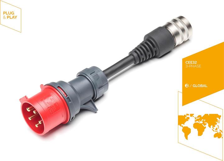 Image du produit Juice Technology Juice Booster Adapter Industriestecker (CEE32 rouge, 22 kW, 32 A, 0.30 m)