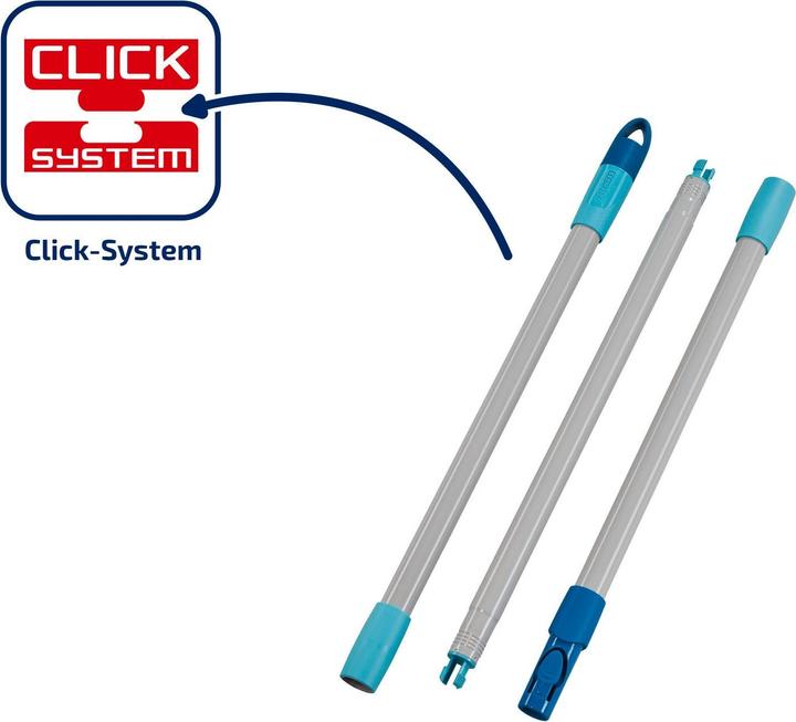 Produktbild Leifheit Stiel 3-teilig Click System, z.B. Bodenwischer Profi, Combi NEU