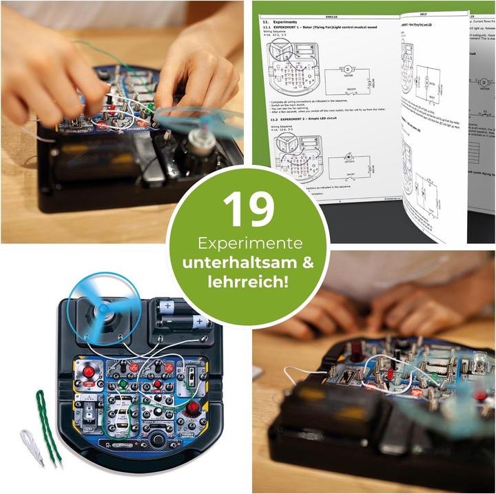 Image du produit Velleman Kit de projet électronique - 18 expériences - LED, ventilateur & son