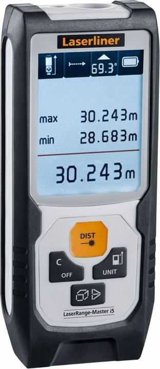 Produktbild Laserliner Laser Entfernungsmesser LaserRange-Master i5 (50m,2DTilt, 1,5 mm) (50 m, 635 nm)
