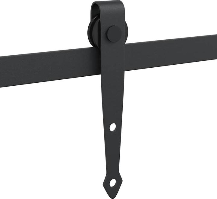 Produktbild VidaXL Schiebetürbeschlag Set für Schranktüren 213 cm Karbonstahl