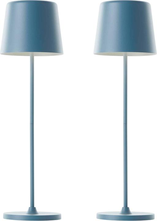 Produktbild Brilliant LED-Akku-Tischleuchte Kaami, 2 W, 310 lm, 3000 K, blau, 2er Set (310 lm)