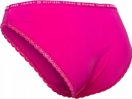 Actual product image Tommy Hilfiger Ladies 3P 825 Bikini Style Underwear, Light Pink/ECC Magenta/Desert Sky, S (S)