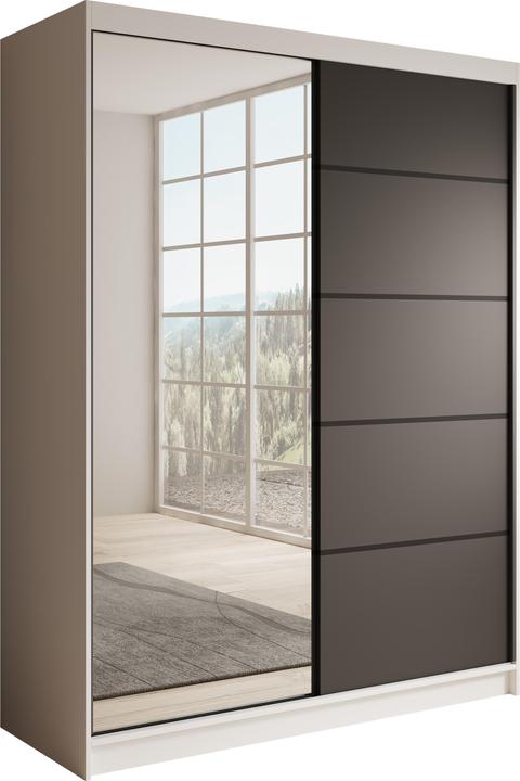 Actual product image ADRK Furniture Cardi Schwebetürenschrank 150